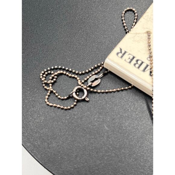 925 Sterling Silver Beautiful Rustic Baltic Amber Pendant Necklace New - Picture 7 of 8